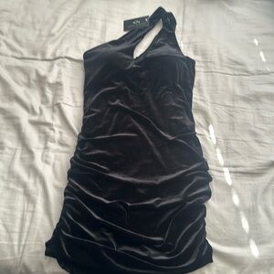 Klassy Network branded, built in bra black dress